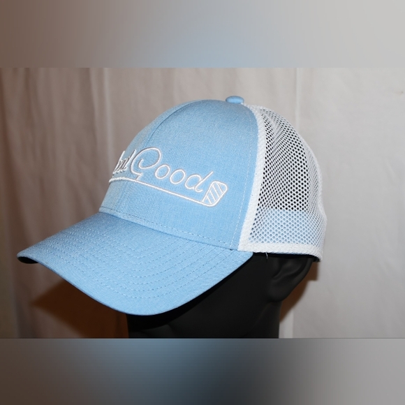 Good Good Golf Birdie Blue Trucker Hat w/Adjustable Snapback Closure. Like New. - Picture 3 of 6